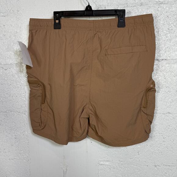 DR Essentials Men's Tan Zip Pocket Cargo Shorts Size large $52 - Picture 4 of 7